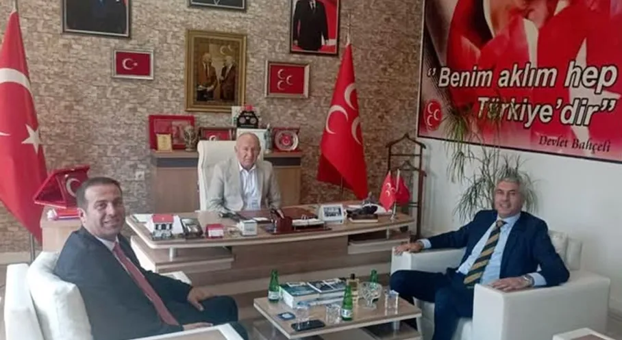 Beypazarı Kaymakamı Coşkun'dan MHP İlçe Başkanlığı'na Sürpriz Ziyaret!