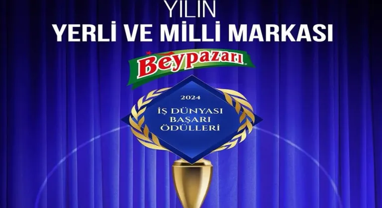 Beypazarı Maden Suyu Yılın Yerli ve Milli Markası Olarak İş Dünyası Başarı Ödülü Aldı