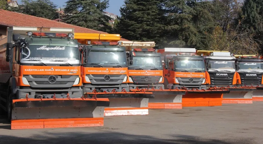 Beypazarı'nda Kış Sezonu Alarmı! Karayolları Hazırlıklarını Tamamladı