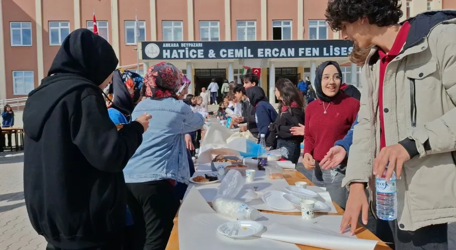 Beypazarı'ndan Gazze'ye Umut Eli: Okullar Kermeslerle Seferber Oldu!