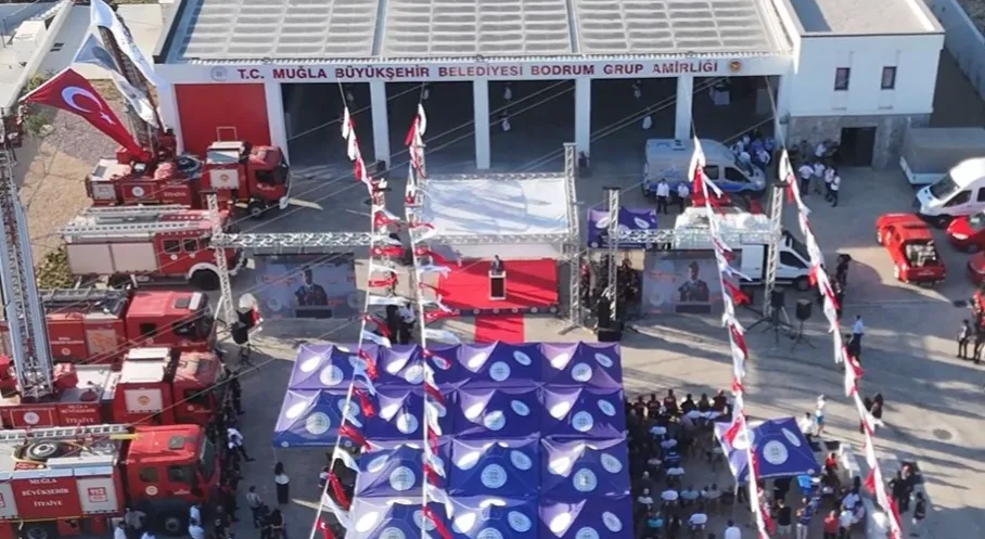 Bodrum İtfaiyesi Güçleniyor! Yeni Hizmet Binası Açıldı
