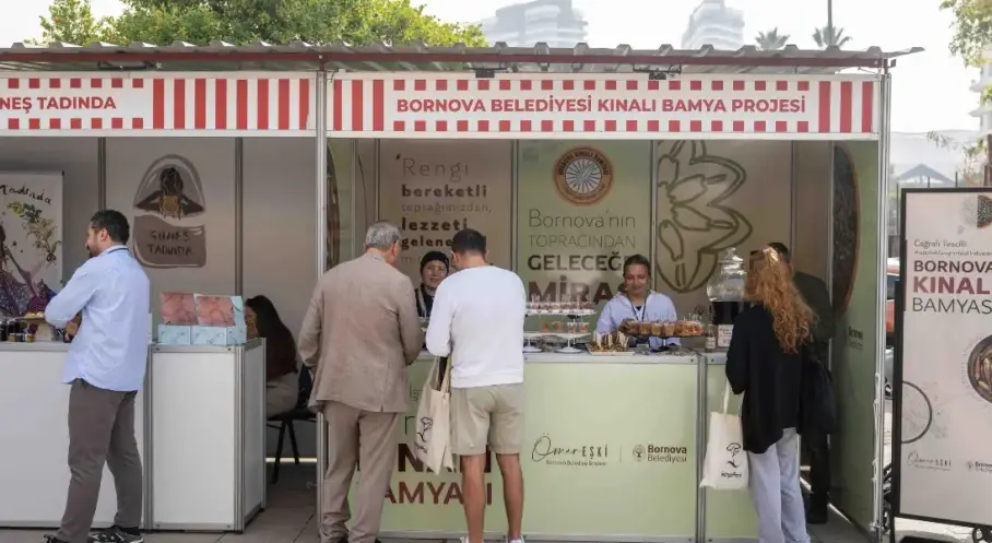 Bornova Kınalı Bamyası İzmir GastroFest'te tanıtıldı