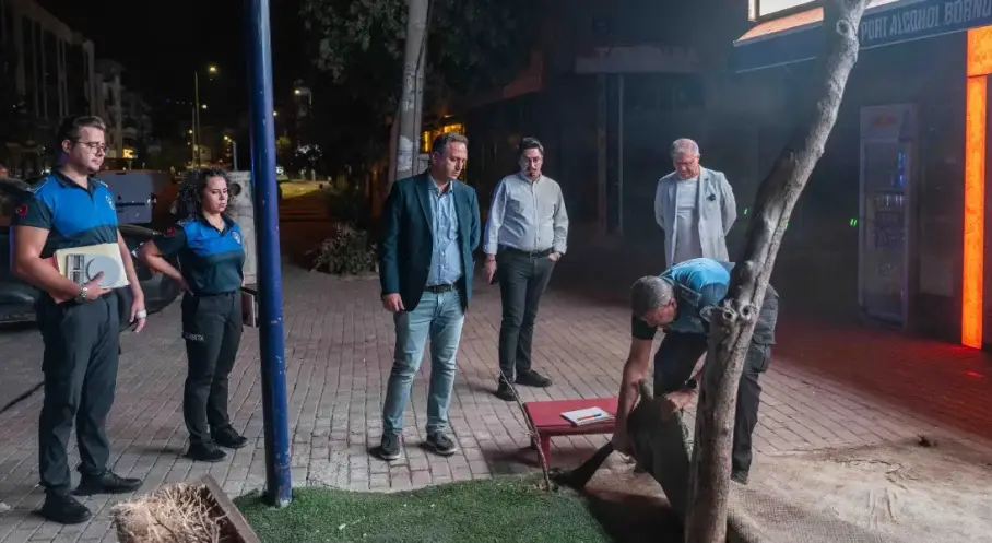 Bornova’da gece denetimi: 3 işletmeye ceza