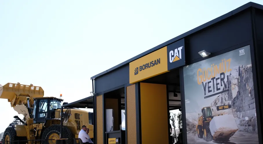 Borusan Cat'ten Mermer Sektörüne Özel Çözümler: Afyon Fuarı'nda İlgi Odağı Oldu!