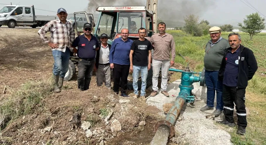 Burdur Çavdır'da Müjde! Tarlalara Su Geldi, Çiftçi Rahat Bir Nefes Aldı