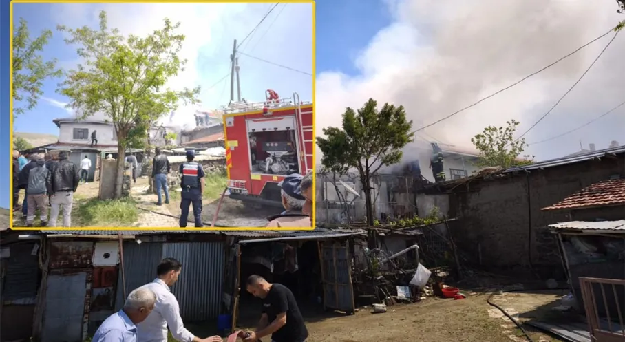 Burdur Kavak Köyü'nde Ev Yangını! Alevler Köyü Sardı Mı?