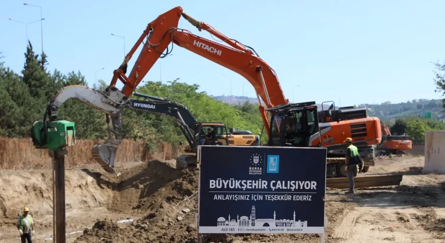 Bursa Büyükşehir Osmangazi’de Atıksu Altyapısını Güçlendiriyor