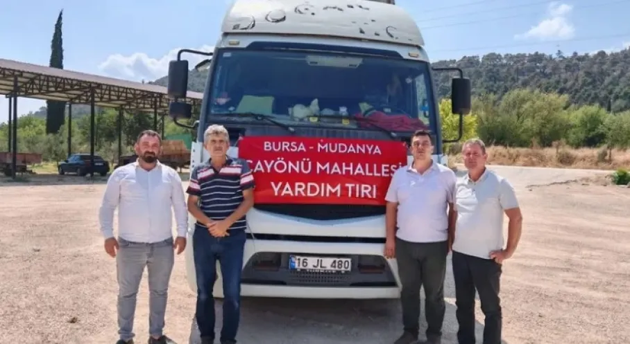 Mudanya'dan Bilecik'e Uzanan Yardım Eli: Yangınzedelere Saman Desteği!