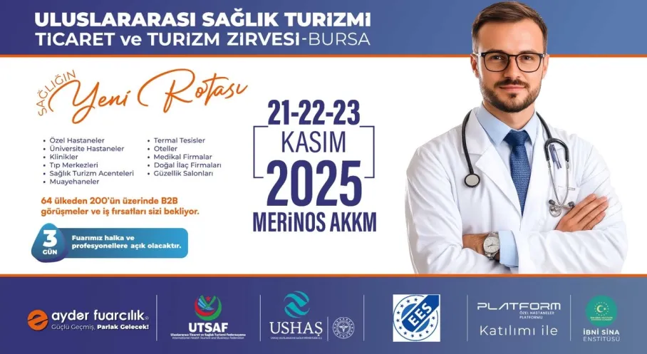Bursa Sağlık Turizminin Merkezi Oluyor: Dev Zirve Başlıyor!
