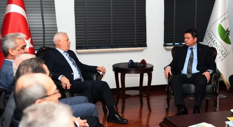 Bursa'da Başkan Aydın ve Başkan Bozbey'den iş birliği vurgusu