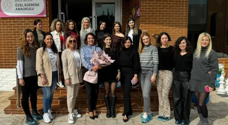 Bursa'da Egeberk Anaokulu Öğretmenleri Duygu Dostu Okul Eğitimiyle Kendilerini Geliştiriyor