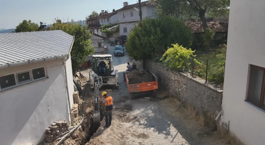 Bursa’da Kırsal Mahallelerin İçme Suyu Hatları Yenileniyor