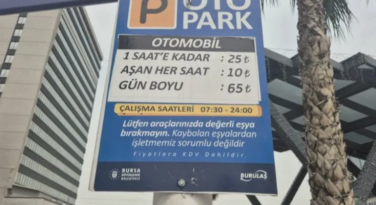 Bursa'da Otopark Ücretleri Hakkında Büyük Değişiklik: Sürpriz Karar Bekleniyor