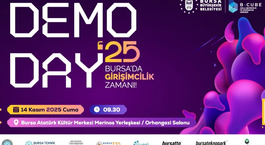 Bursa'dan Girişimcilik Hamlesi: DemoDay 2025 ile Geleceğin Fikirleri Sahneye Çıkıyor!