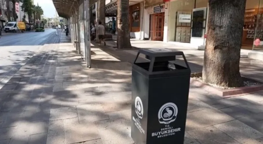 Denizli'de Çöp Kutusu Devrimi! Büyükşehir'den Yepyeni Tasarımlar