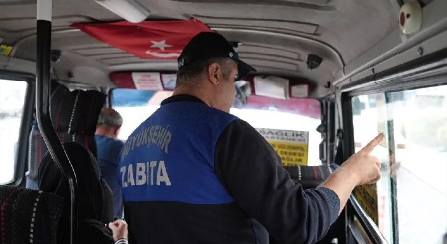 Denizli'de Dolmuşlara Büyükşehir Denetimi: Kurallara Uymayanlara Ceza!