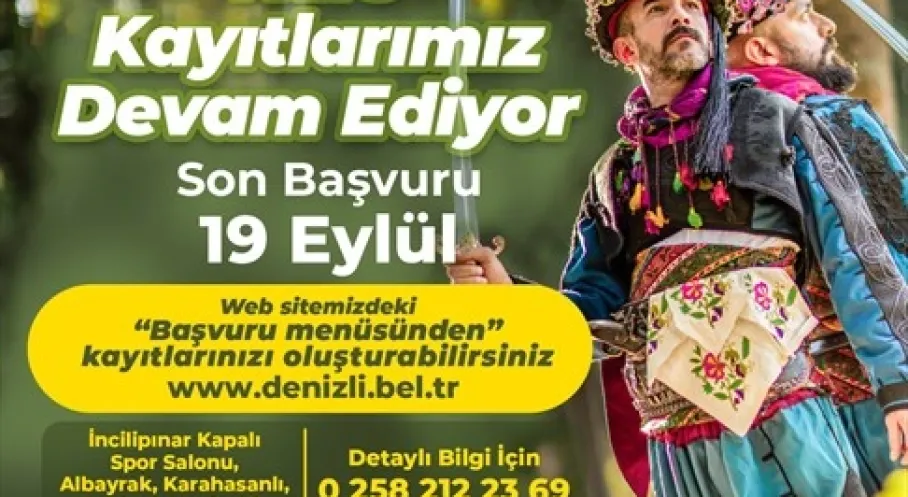 Denizli'de Halk Oyunları Coşkusu! Büyükşehir'den Ücretsiz Kurs Fırsatı