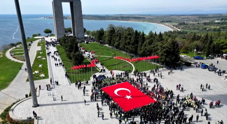 Çanakkale’de Motorcular Şehitlere Saygı Sürüşünde Buluştu