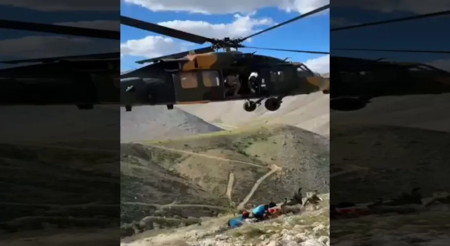 Çelikhan'da Kalp Durduran Anlar: Ağır Yaralı Vatandaş Askeri Helikopterle Son Anda Kurtarıldı!