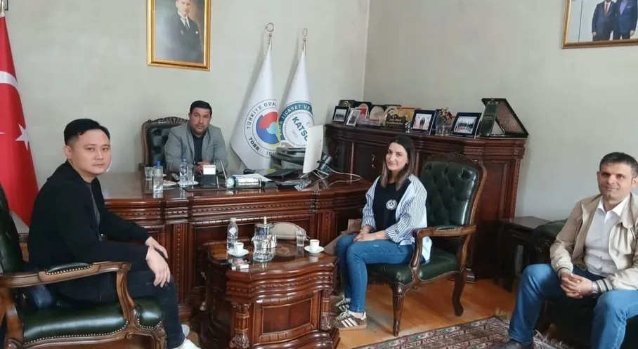 Çinli Yatırımcı Zhang Dalin Kars'ta! KATSO'ya Ziyaret Yatırım Fırsatlarını Alevlendirdi