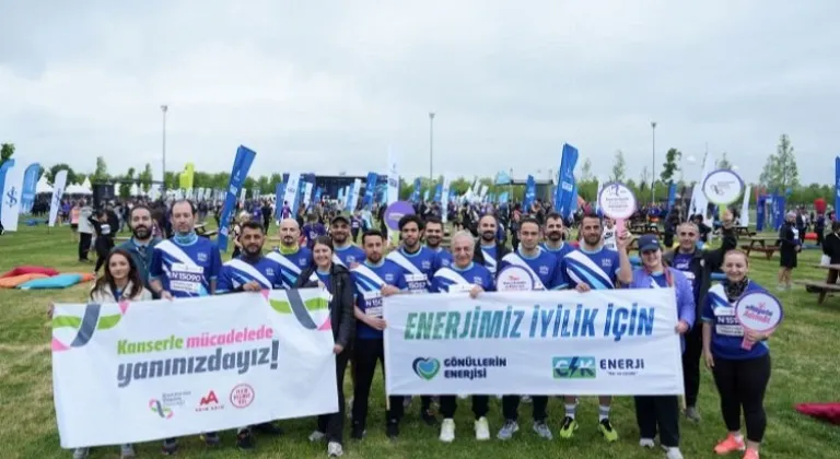 CK Enerji Çalışanlarından Kanserle Mücadele İçin İstanbul Yarı Maratonu'nda Koştu