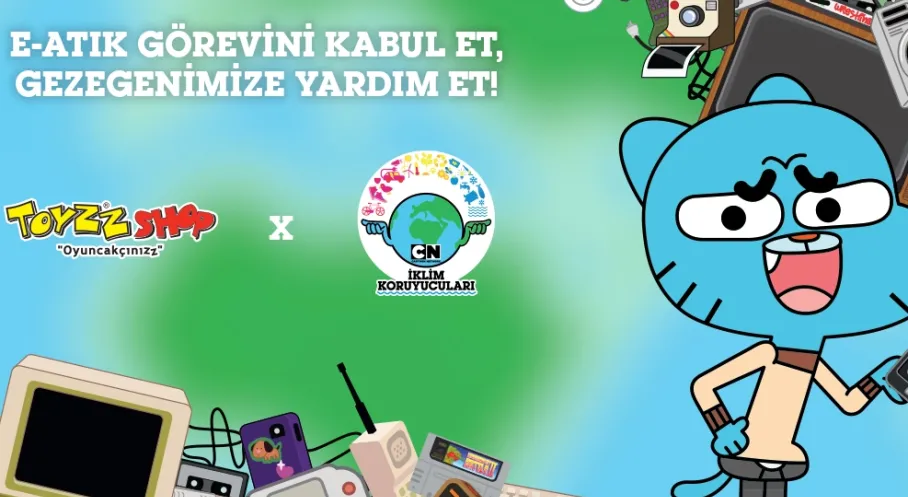 Çocuklar E-Atık Dönüşümünde Kahramanlaşıyor! Cartoon Network ve Toyzz Shop İş Birliği