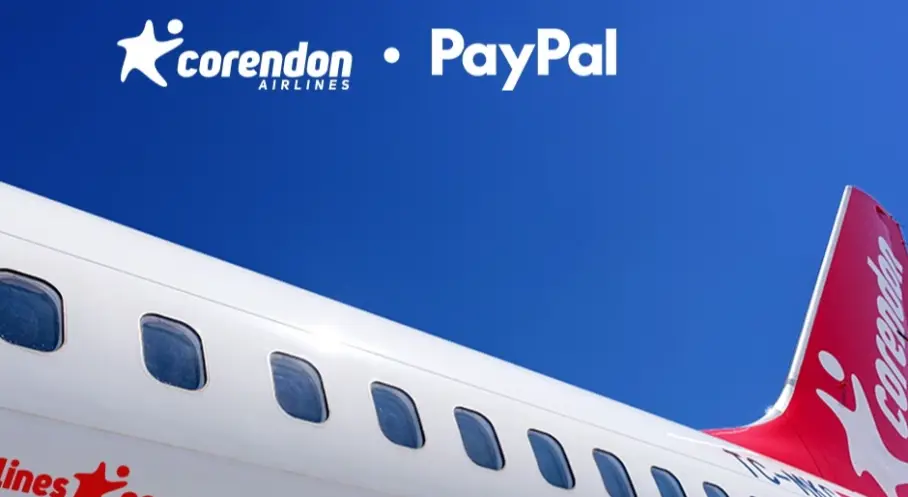 Corendon Airlines, PayPal’ı Ödeme Seçeneklerine Ekledi