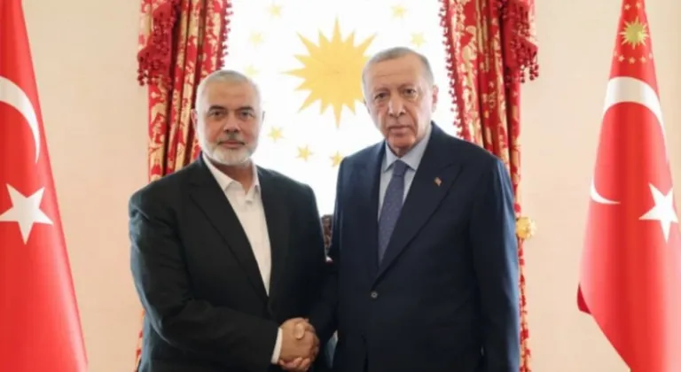 Cumhurbaşkanı Erdoğan Hamas Siyasi Lideri Heniyye ile Buluştu
