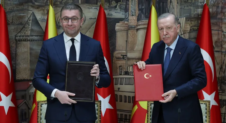 Cumhurbaşkanı Erdoğan: Kuzey Makedonya İlişkileri Taşköprü Kadar Sağlamlaşıyor