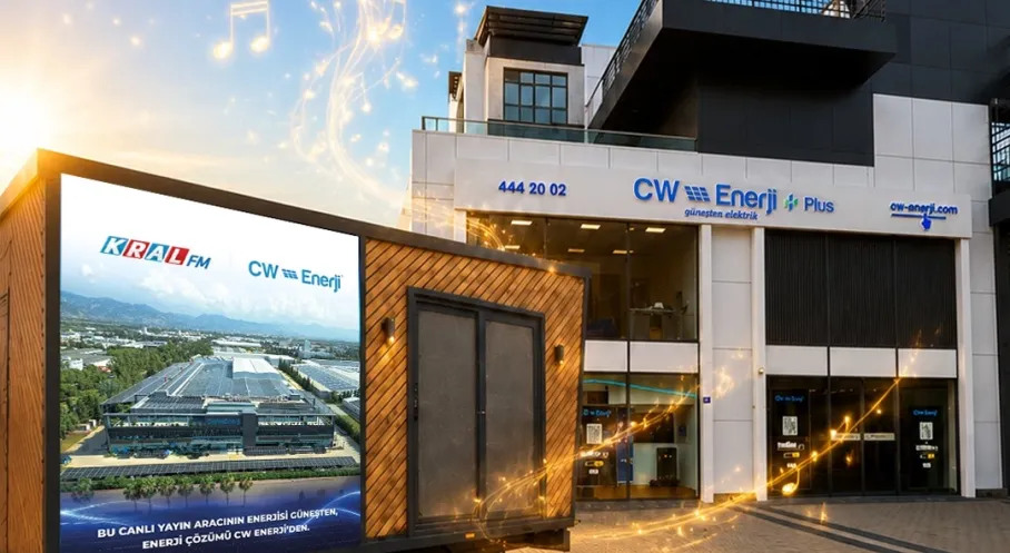 CW Enerji’den Kral FM’e Yenilenebilir Enerji Desteği