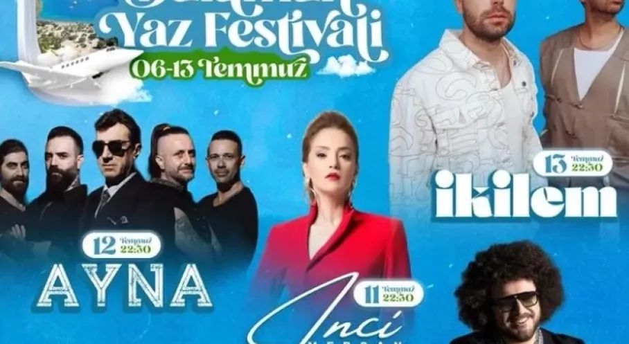 Dalaman'da Yaz Coşkusu Başlıyor! 2025 Festivali Tarihleri ve Yıldız İsimler!