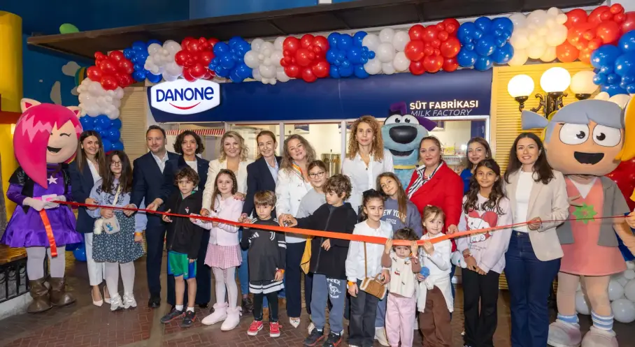 Danone Süt Fabrikası deneyim alanı KidZania İstanbul’da Hayata Geçiyor