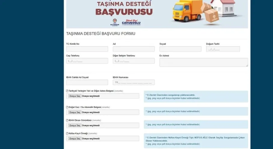 Denizli'de Dar Gelirli Ailelere Müjde! Büyükşehir'den 10.000 TL Taşınma Yardımı!