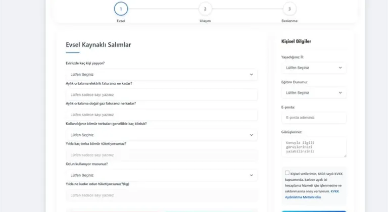 Denizli Büyükşehir Belediyesi'nden Çevreye Duyarlı Adım: Karbon Ayak İzinizi Kolayca Hesaplayın