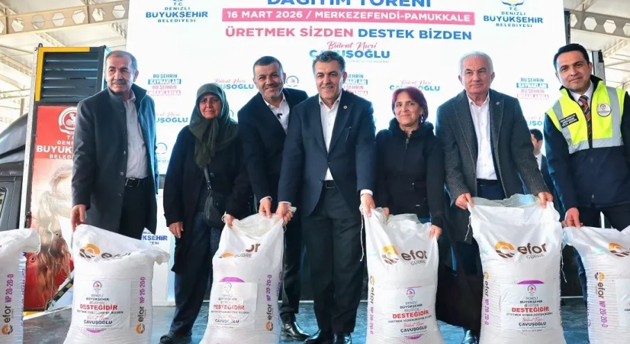 Denizli Büyükşehir'den Çiftçiye Dev Destek: 2 Milyon Kilogram Gübre Ulaştırıldı!