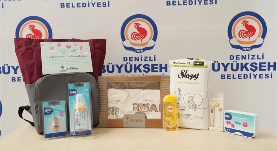 Denizli Büyükşehir'den Dar Gelirli Ailelere Büyük Destek: Bebek Bezi ve Çantası Müjdesi!