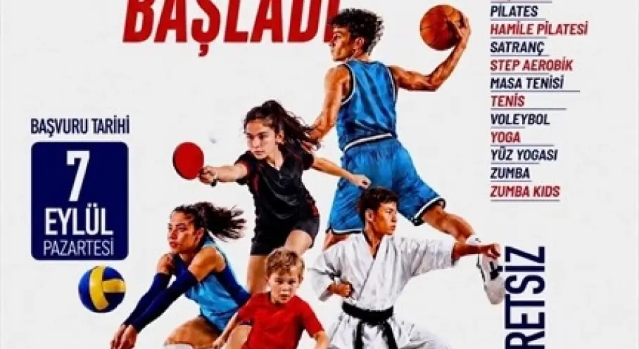 Denizli’de Ücretsiz Spor Kurslarında Yeni Dönem Başlıyor