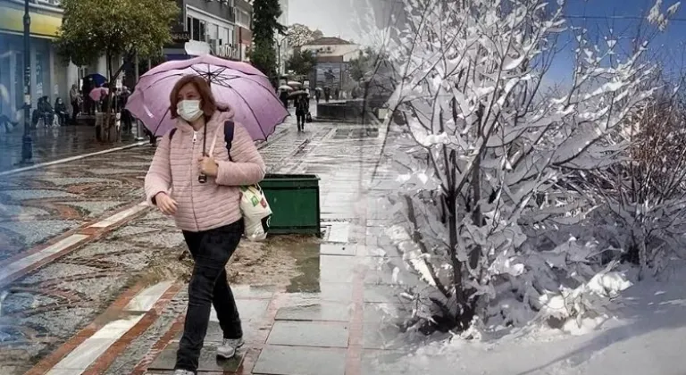 Doğu'ya Kar Geliyor, Marmara'da Güçlü Yağış!