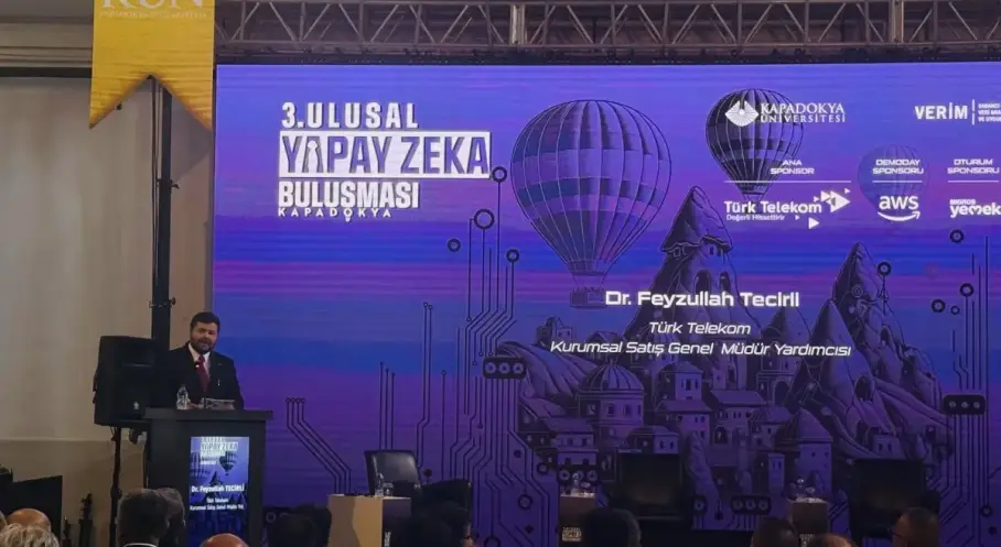 Dr. Feyzullah Tecirli, 3. Ulusal Yapay Zekâ Buluşması’na katıldı