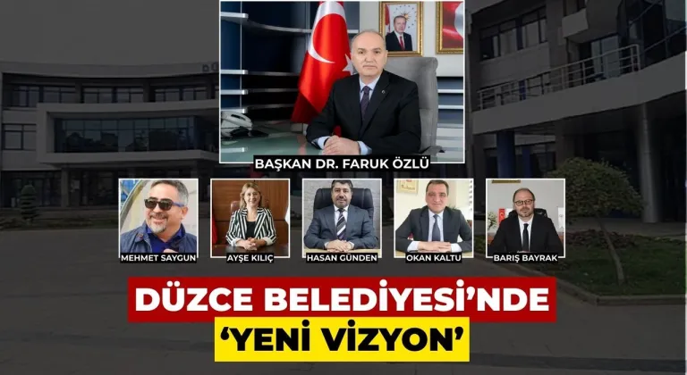 Düzce Belediyesinde Şok Değişim! İşte Yeni Başkan Yardımcıları