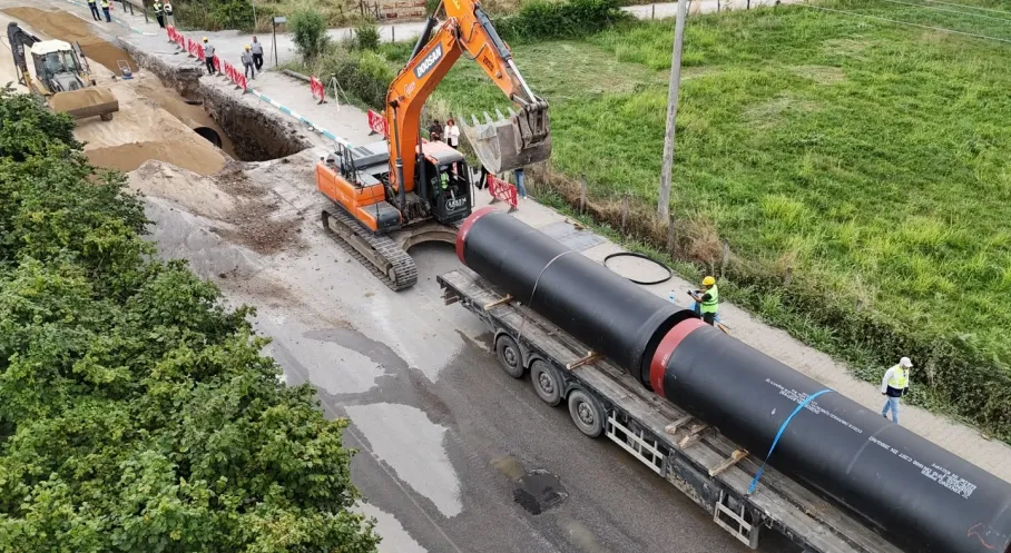Düzce'de İçme Suyu Projesi’nde 23 Km’ye Ulaşıldı