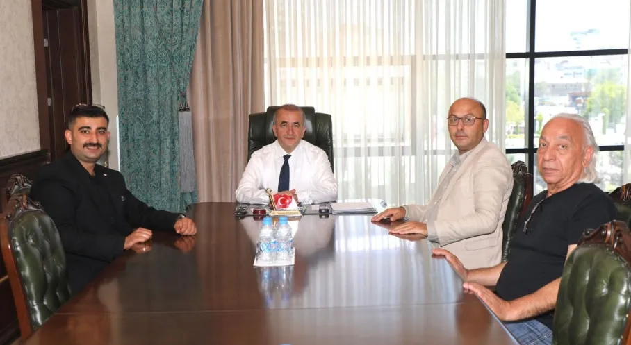 Elazığ'da BHA'dan Vali Hatipoğlu'na Ziyaret: Kalkınma Hamleleri Masaya Yatırıldı!
