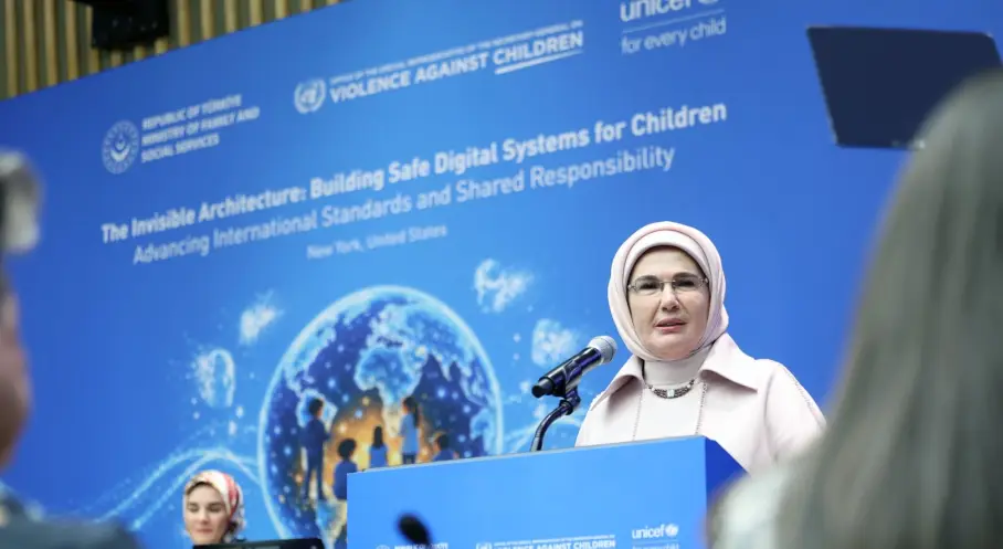 Emine Erdoğan’dan Çocukların Dijital Güvenliği İçin Küresel İş Birliği Çağrısı