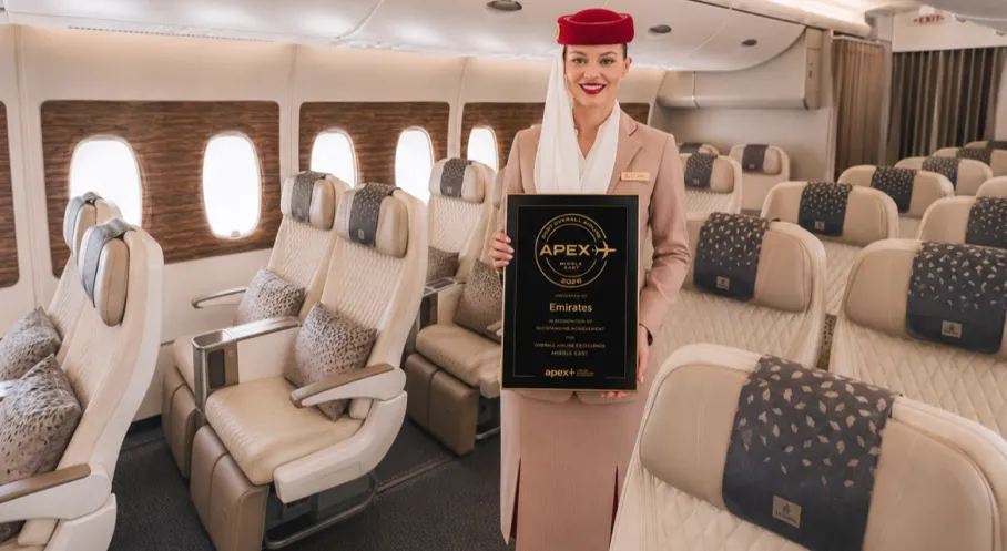 Emirates, APEX Ödüllerinde Zirveye Çıktı: Orta Doğu'nun En İyi Havayolu Seçilmesinin Sırrı Ne?