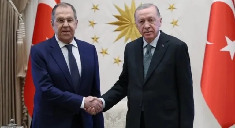 Cumhurbaşkanı Erdoğan, Rusya Dışişleri Bakanı Lavrov ile Görüştü