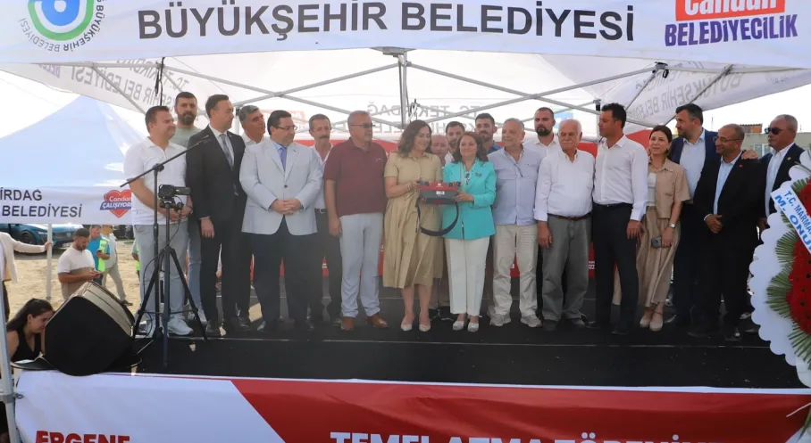 Ergene'ye Yeni İtfaiye İstasyonu Müjdesi! Temel Atıldı, İşte Detaylar