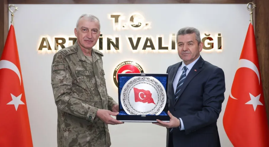 Erzurum 9. Kolordu Komutanı'ndan Artvin'e Kritik Ziyaret: Vali Ergün ile Neler Konuşuldu?