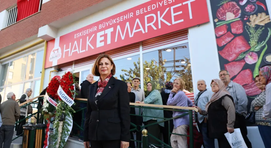 Eskişehir'de Halk Et Market Kapılarını Açtı! Ucuz Et Dönemi Başladı
