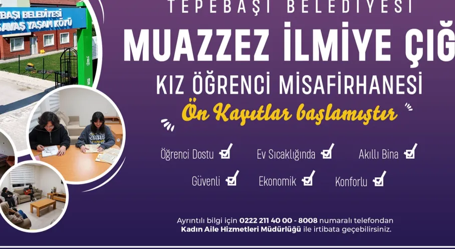 Eskişehir'de Öğrenci Dostu Hamle: Başkan Ataç'tan Kız Öğrenci Yurduna Tam Destek!