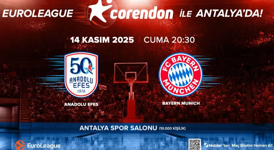 EuroLeague İlk Kez Antalya'da! Basketbol Şöleni Başlıyor